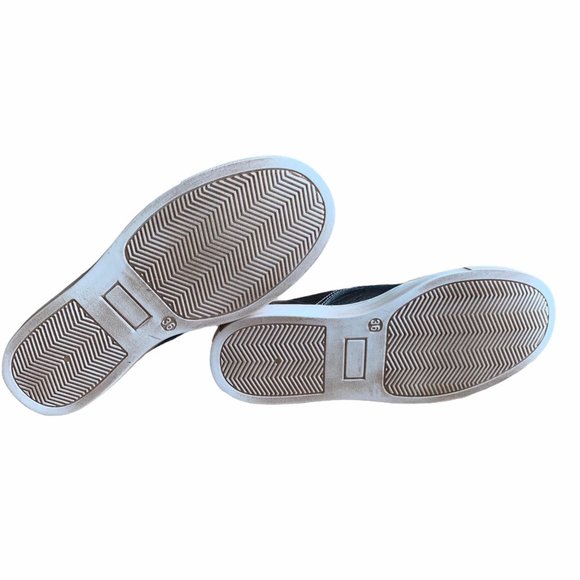 NEW Atlanta Moccasins Leather Distressed Sneakers - Picture 7 of 7